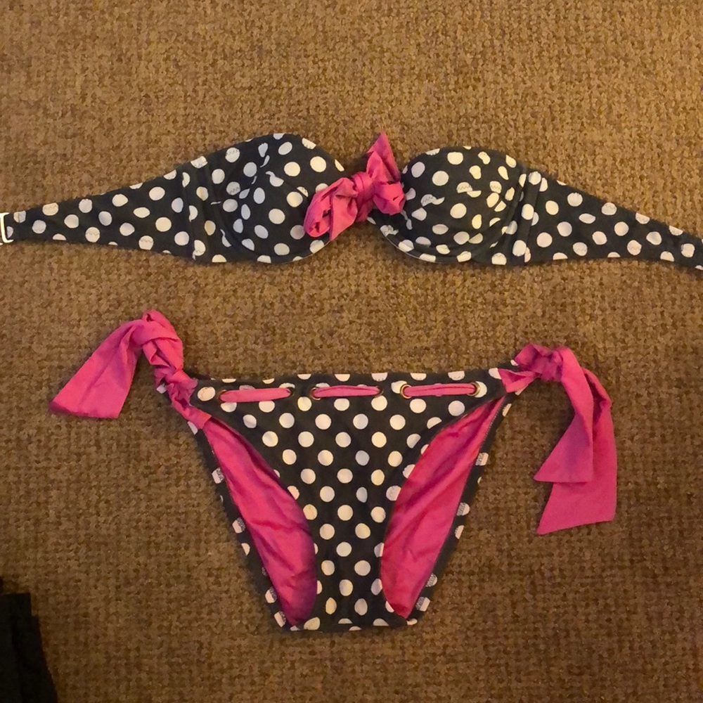 Betsey Johnson Polka Dot Bikini